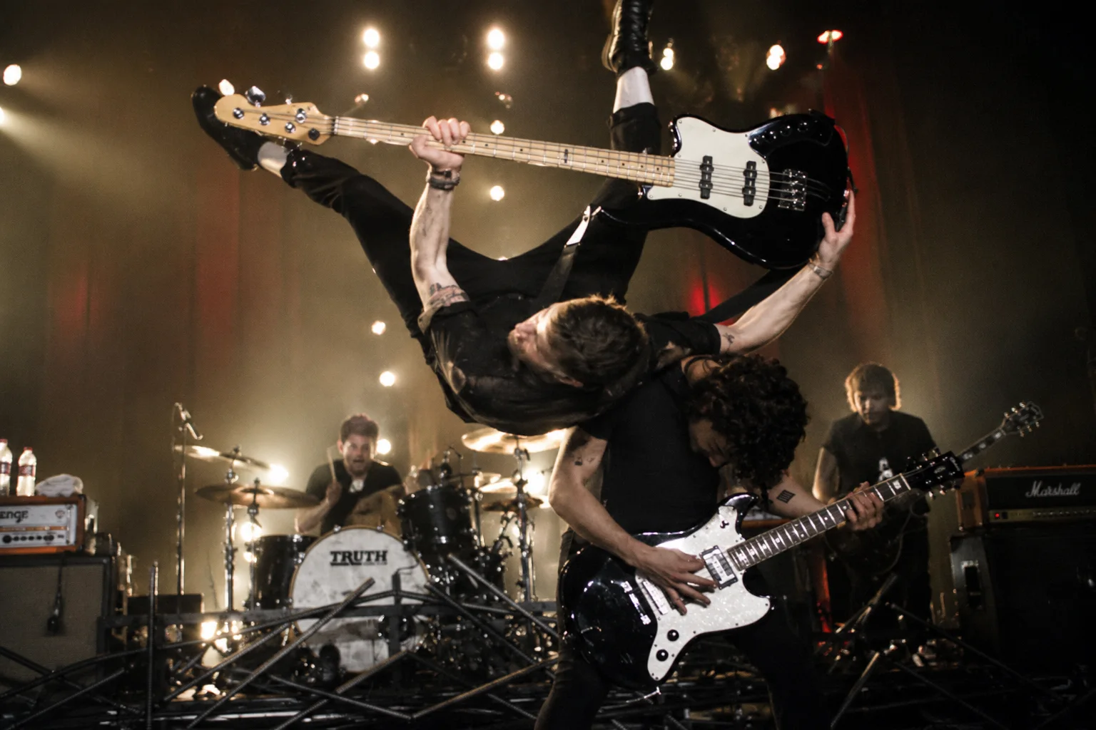 Band durante un’esibizione live