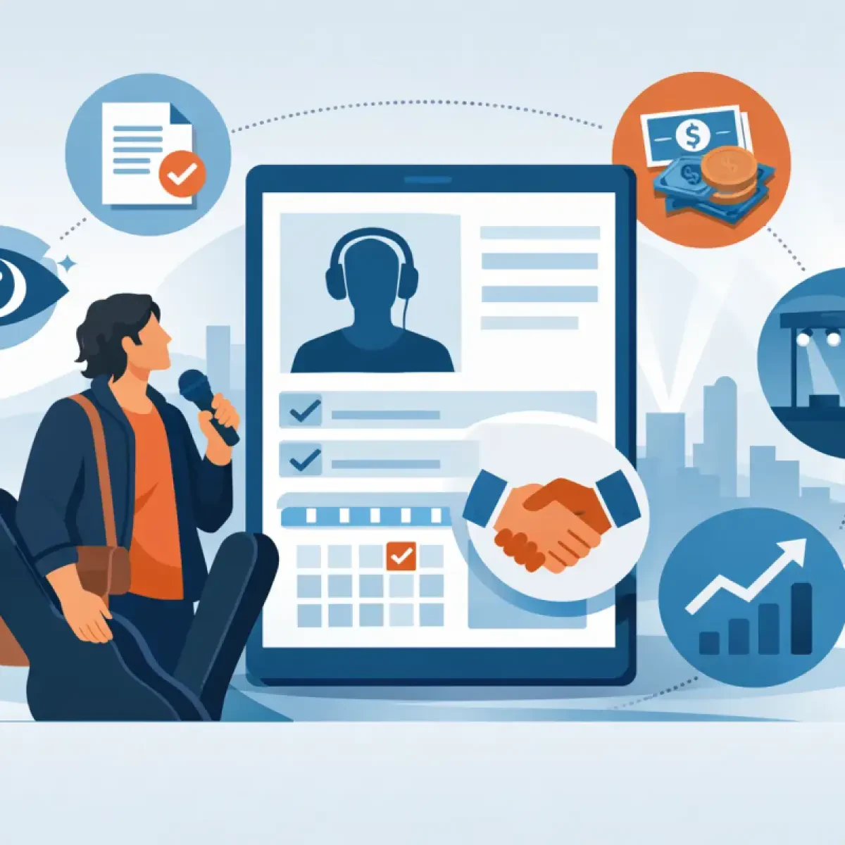 7 segnali di booking trasparente per artisti