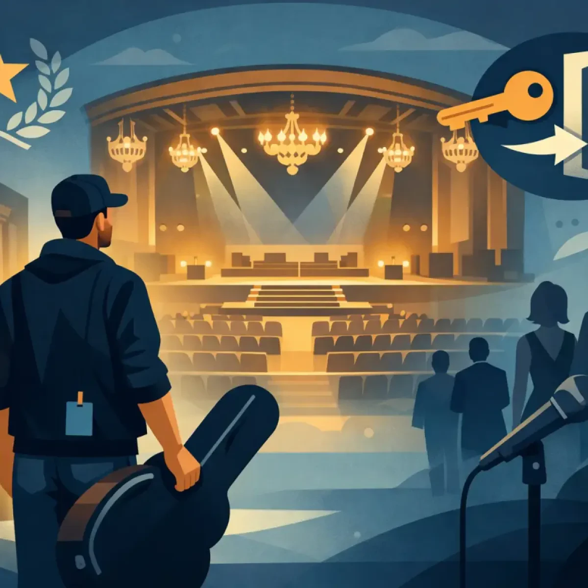 Come accedere a venue prestigiose da artista