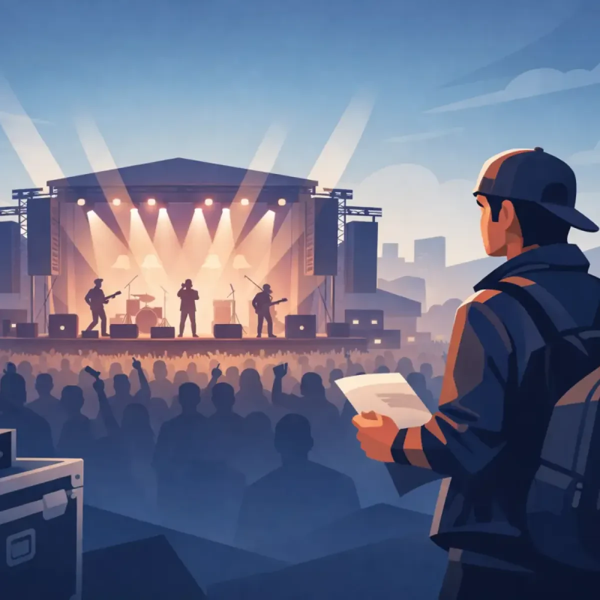 Musica dal vivo: come entrare nei grandi palchi