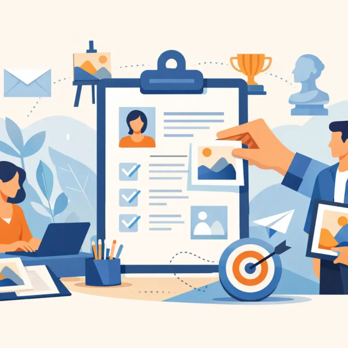 Come organizzare candidature artistiche efficaci