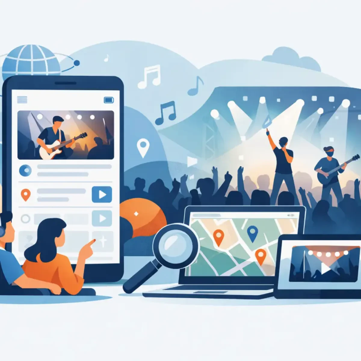 Le migliori piattaforme per trovare concerti