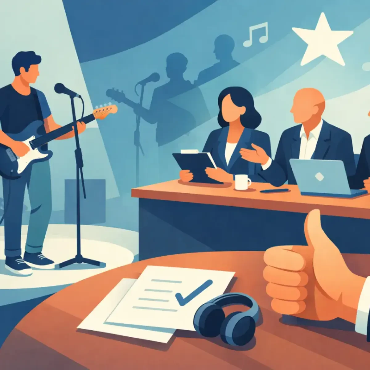 Audizioni per musicisti dal vivo: come passare